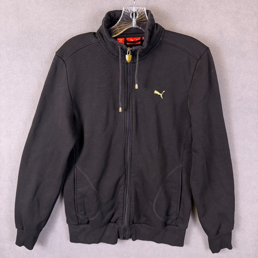 Puma Scuderia Ferrari Jacket Women M Black‎ Full Zip Hoodie Official Racing